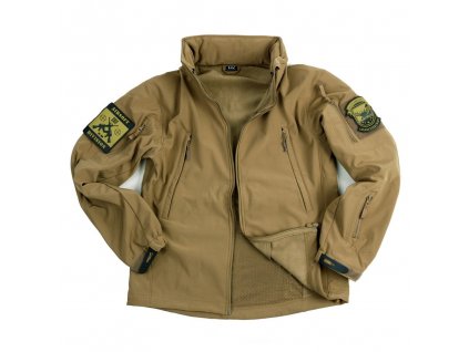 Bunda TACTICAL 101 INC Softshell PÍSKOVÁ