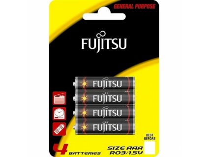 Baterie zinková AAA Fujitsu, blistr 4ks