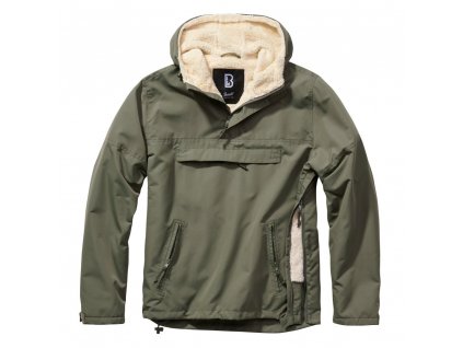 Bunda WINDBREAKER SHERPA ZELENÁ