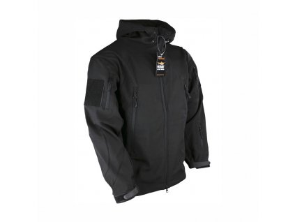 Bunda softshell TACTICAL PATRIOT ČERNÁ