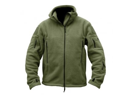 Mikina FLEECE RECON s kapucí ZELENÁ