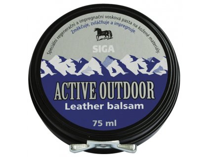 Impregnace vosk Siga Active Outdoor Leather balsam 75ml