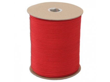 Šňůra PARACORD nylon 550LB na cívce 300m 4mm ČERVENÁ