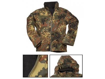 Bunda softshell SCU 14 FLECKTARN