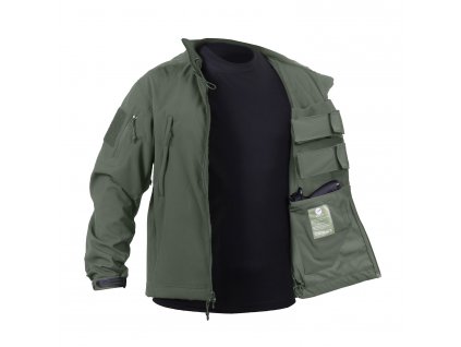 Bunda CONCEALED CARRY softshell ZELENÁ