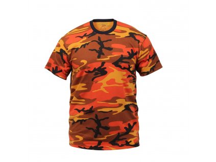 Triko ORANGE CAMO