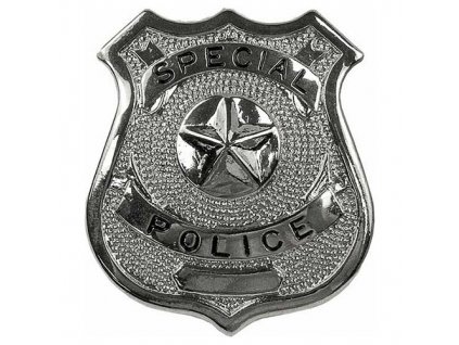 Odznak SPECIAL POLICE STŘÍBRNÝ