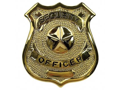 Odznak SECURITY OFFICER ZLATÝ