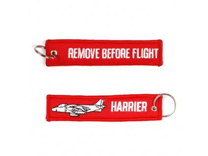 Klíčenka REMOVE BEFORE FLIGHT / HARRIER