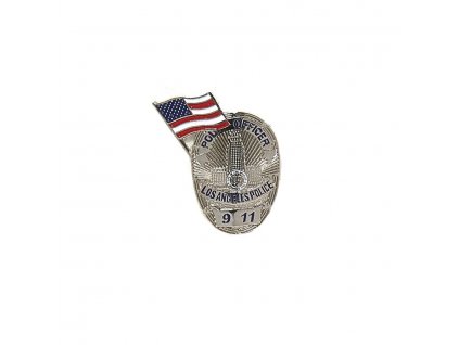 Odznak POL. OFFICER LOS ANGELES POLICE 9 11