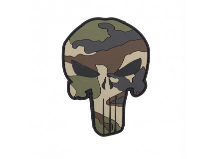 Nášivka PUNISHER velcro 3D plastová FRENCH CAMO