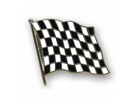 Odznak (pins) 20mm vlajka Racing