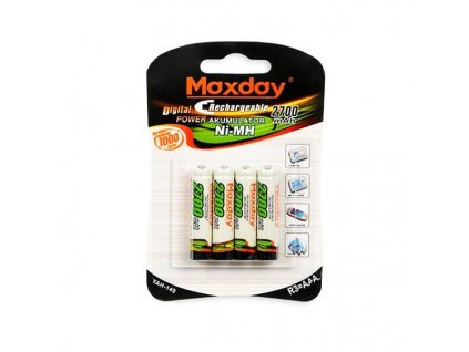 Nabíjecí baterie Maxday 2700 mAh AAA 4ks