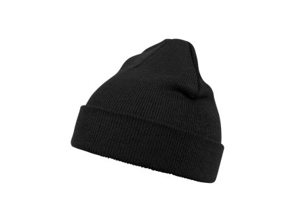 Čepice zimní MSTRDS Beanie Basic Flap - černá