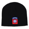 Čepice zimní Fostex Beanie 82nd Airborne - černá