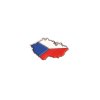 Odznak mapa a vlajka ČR