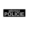 Nášivka MĚSTSKÁ POLICIE velká velcro ČERNÁ