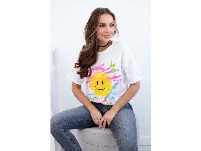 Bavlnené tričko Smile kópia