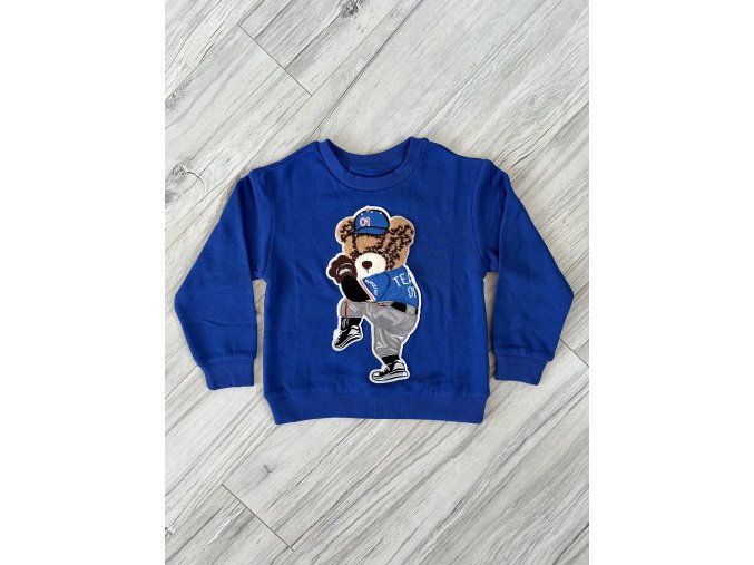 Mikina Teddy Bear - modrá
