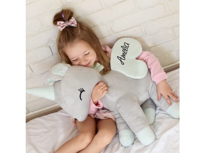 Plyšový jednorožec mäta XL 5