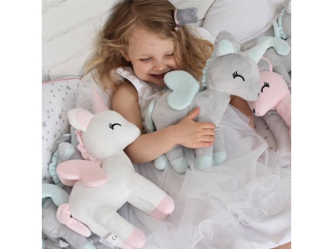 Plyšový jednorožec mäta L 97 11