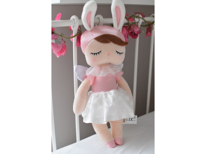 Metoo bábika Angel v kvetinovej sukni, 42 cm