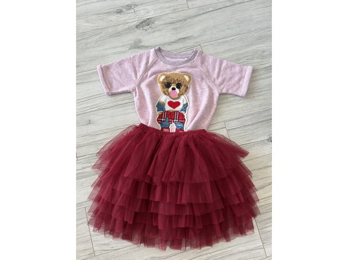 Tričko Teddy’s bubble pink 3