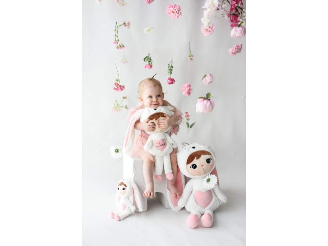Metoo bábika Zajačik biela 6