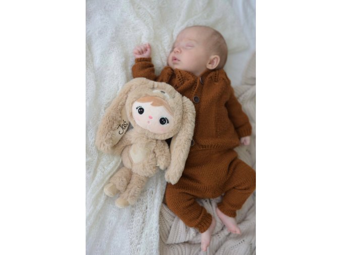 Metoo bábika Zajačik svetlohnedý 4