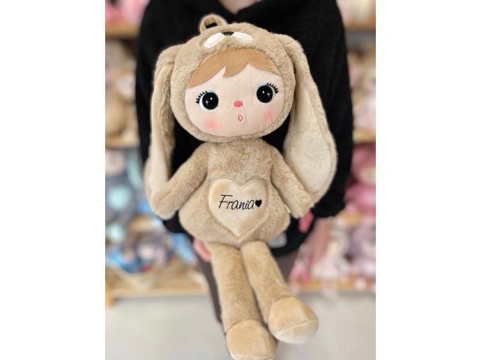 Metoo bábika Zajačik svetlohnedý, 70 cm 3