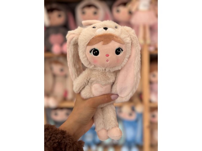 Metoo bábika Zajačik béžový, 30 cm 4