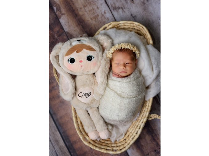 Metoo bábika Zajačik béžový 1