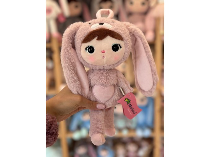 Metoo bábika Zajačik svetloružový, 30 cm 5