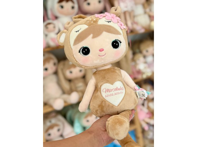 Metoo bábika Jelenček s kvetmi 2