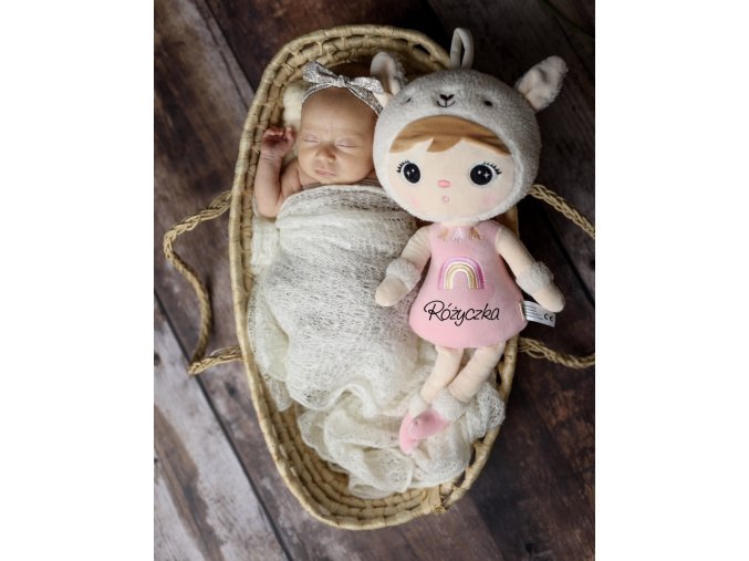 Metoo bábika Lama ružová, 48 cm 1