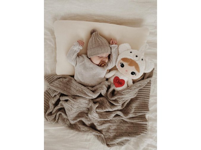 Metoo bábika Macko púdrová ružová, 46 cm 5