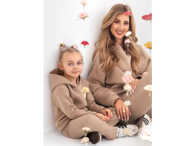 Set teplákových súprav pre mamu a dcéru Basic kópia