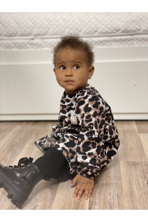 Šaty Leopard pre dievčatko
