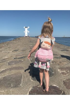 Metoo batoh Angela ružová 15
