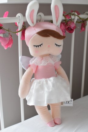 Metoo bábika Angel v kvetinovej sukni, 42 cm