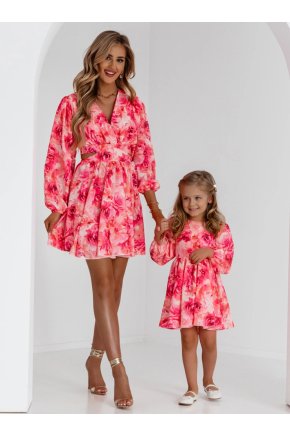 Šaty pre mamu a dcéru Caroll flower kópia