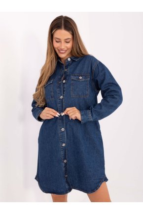 Tmavomodré džínsové šaty 413452 3