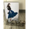 Blue skirt girl home decor VYPREDANÉ