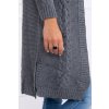 Dlhý sveter s pleteným vzorom 19