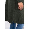 Dlhý sveter s pleteným vzorom 23