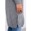 Dlhý sveter s pleteným vzorom 43
