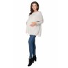Tehotenský oversize sveter s rozparkami (7)