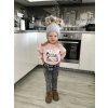 Mikina Minifashionista - púdrová ružová