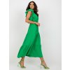 Midi šaty s volánmi Zielona midi sukienka z falbankami przy rekawach 398017 2