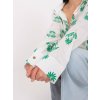 Bavlnená košeľa so vzoromEcru zielona damska koszula oversize we wzory 399508 2